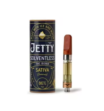 Jetty Extracts THC Bomb Solventless Carts