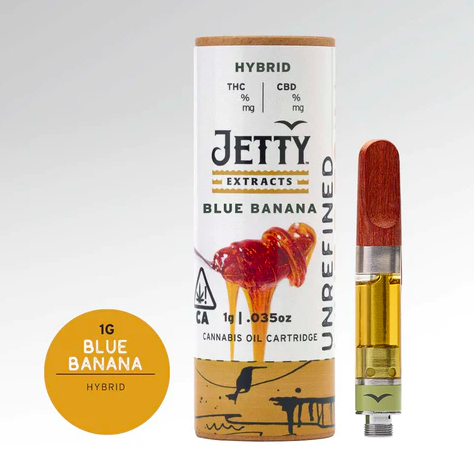Jetty Extracts Blue Banana Unrefined Live Resin Carts