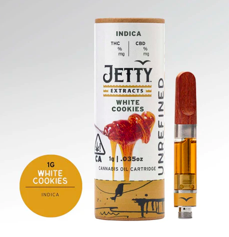 Jetty Extracts White Cookies Unrefined Live Resin Carts