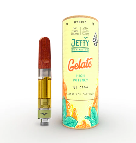 Jetty Extracts Gelato High THC Cartridge