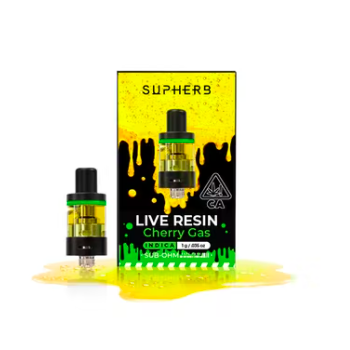 Buy Cherry Gas Supherb Live Resin Carts Online