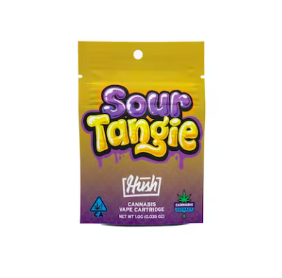 Buy Sour Tangie Flavored Distillate Hush Carts Online